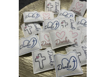 Stickdatei - ITH Mini Schokohülle "Danke" christlich